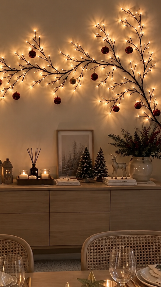 EverGleam Warm Light Christmas Vine